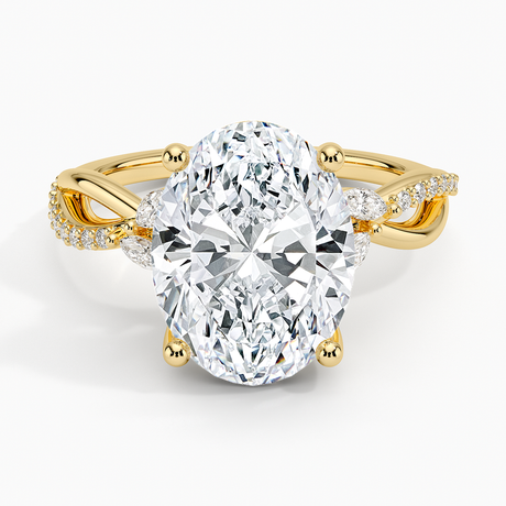 Petite Twisted Willow Diamond Ring