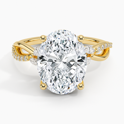 Petite Twisted Willow Diamond Ring