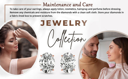 Certified Lab Diamond Earrings 