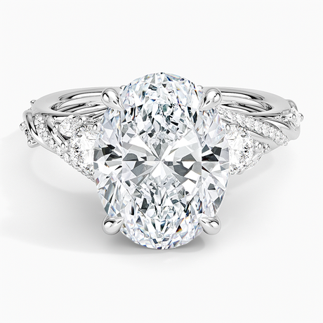 Begonia Vine Three Stone Diamond Ring (2/3 ct. tw.)