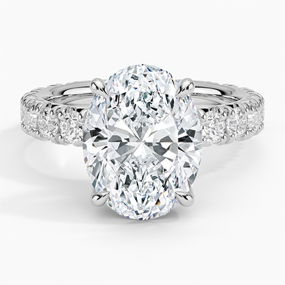 Ellora Three-Quarter Coverage Diamond Ring