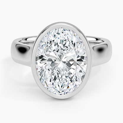 Luna 4mm Bezel Ring