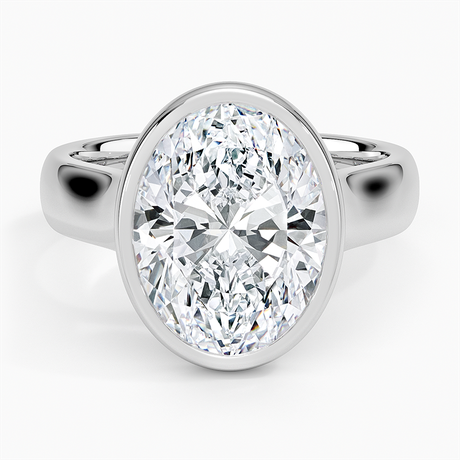 Luna 4mm Bezel Ring
