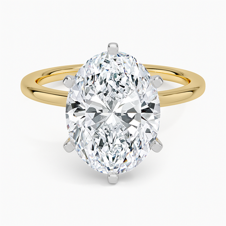 Six-Prong Petite Comfort Fit 1.5mm Solitaire Ring