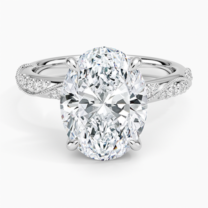 Camellia Hidden Accent 2.5mm Diamond Ring