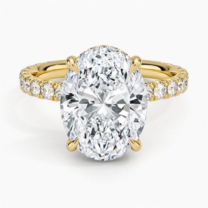 Perfect Fit French Pav\u00e9 Diamond Ring