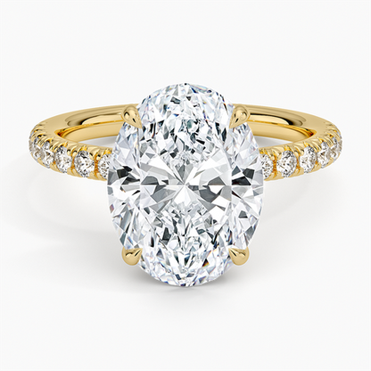 Amelie Half Coverage Diamond Ring