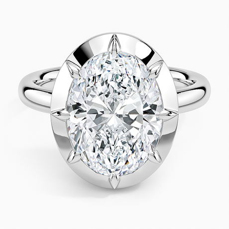 Harper Bezel Prong Solitaire Ring