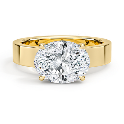 Peyton East-West Solitaire Ring