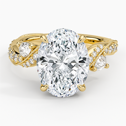 Grand Camellia Diamond Ring