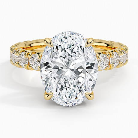 Ellora Three-Quarter Coverage Diamond Ring