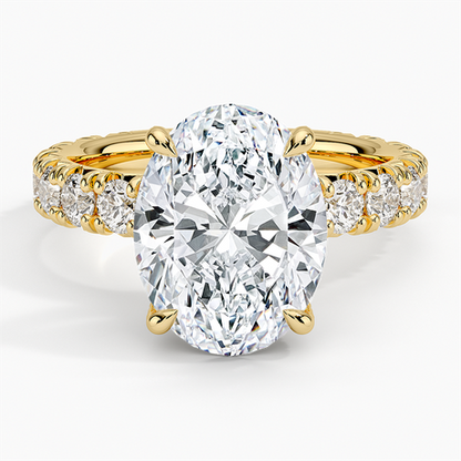 Ellora Three-Quarter Coverage Diamond Ring
