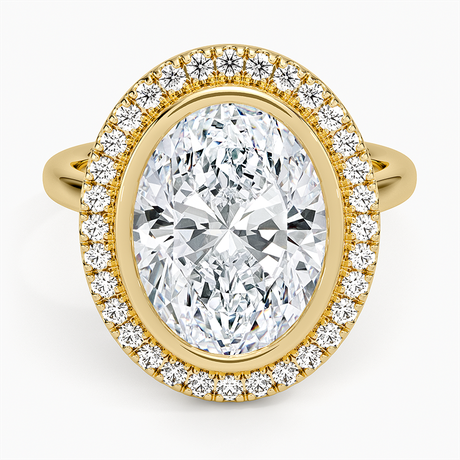 Bezel Halo Diamond Ring (1/4 ct. tw.)