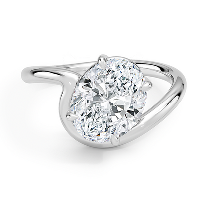 Aire Solitaire Ring