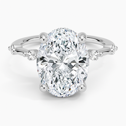 Aimee Hidden Halo Diamond Ring