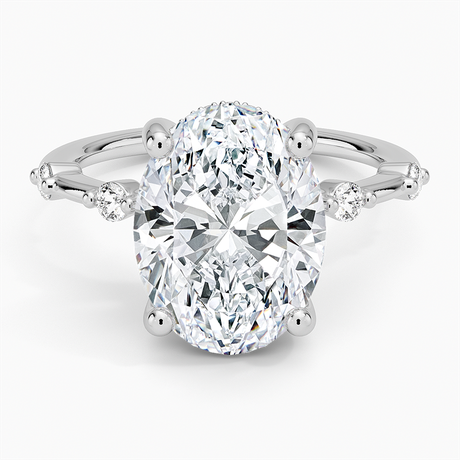 Aimee Hidden Halo Diamond Ring