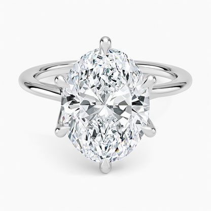 Delilah Twist Solitaire Ring
