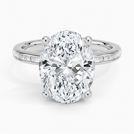 Tabitha Channel Set Baguette Diamond Ring