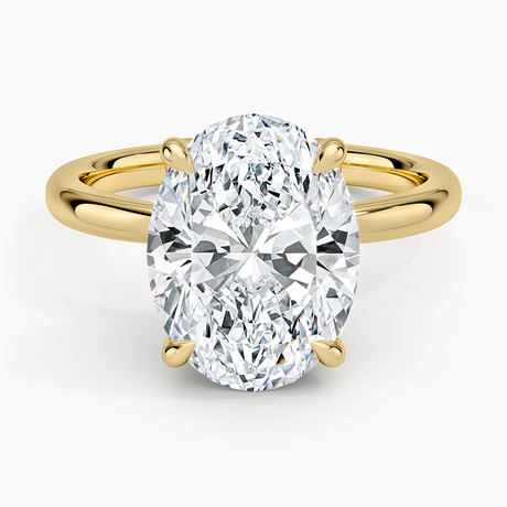 Petal 2mm Solitaire Ring