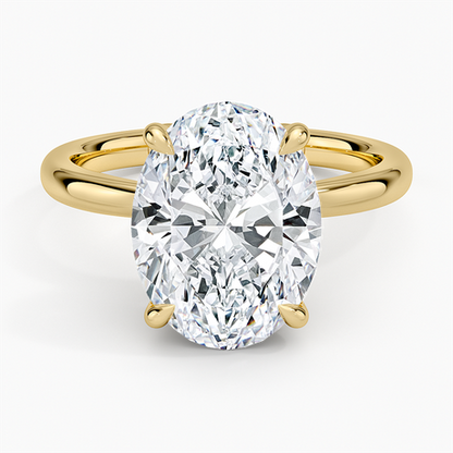 Petal 2mm Solitaire Ring