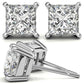 2 Carat - 6 Carat Princess Cut Diamond Earrings. 2 Carat Princess Cut Diamond Studs. 2 Carat F VS Square Diamond Stud Earrings