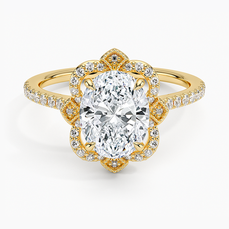 Reina Halo Diamond Ring