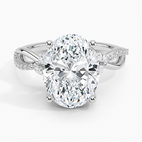Petite Twisted Willow Diamond Ring