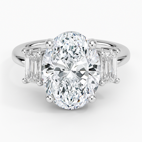Luxe Rhiannon Three Stone Diamond Ring (3/4 ct. tw.)