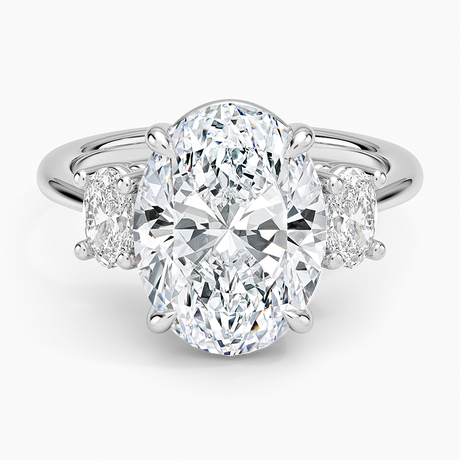 Oval-Cut Three Stone Diamond Ring (1/2 ct. tw.)
