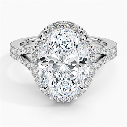Fortuna Halo Diamond Ring (1/2 ct. tw.)