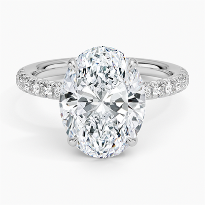 Amelie Half Coverage Diamond Ring