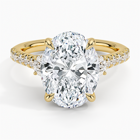 Amelie Three Stone Diamond Ring
