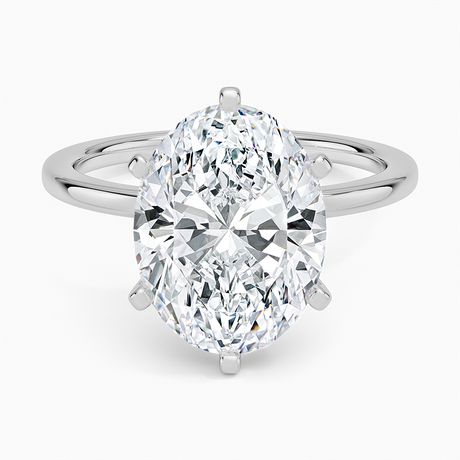 Six-Prong Petite Comfort Fit 1.5mm Solitaire Ring
