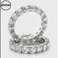 Diamond Eternity Band, Diamond Eternity Ring, 14K White Gold Diamond Eternity Band. Womens Anniversary Ring.