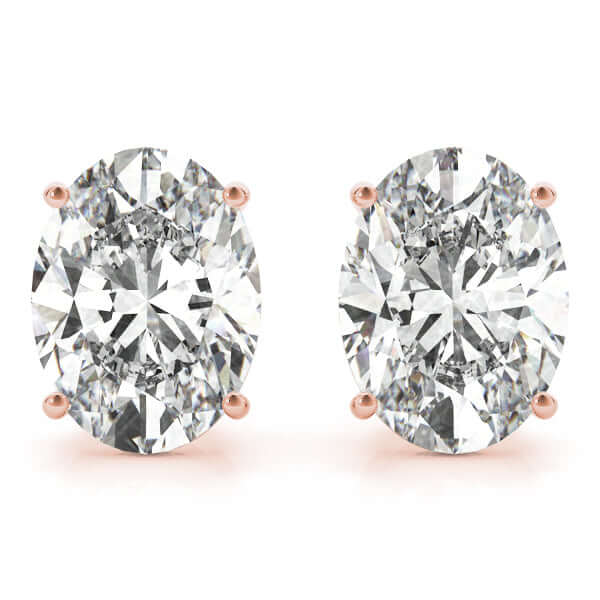 Certified Lab Diamond Earrings 