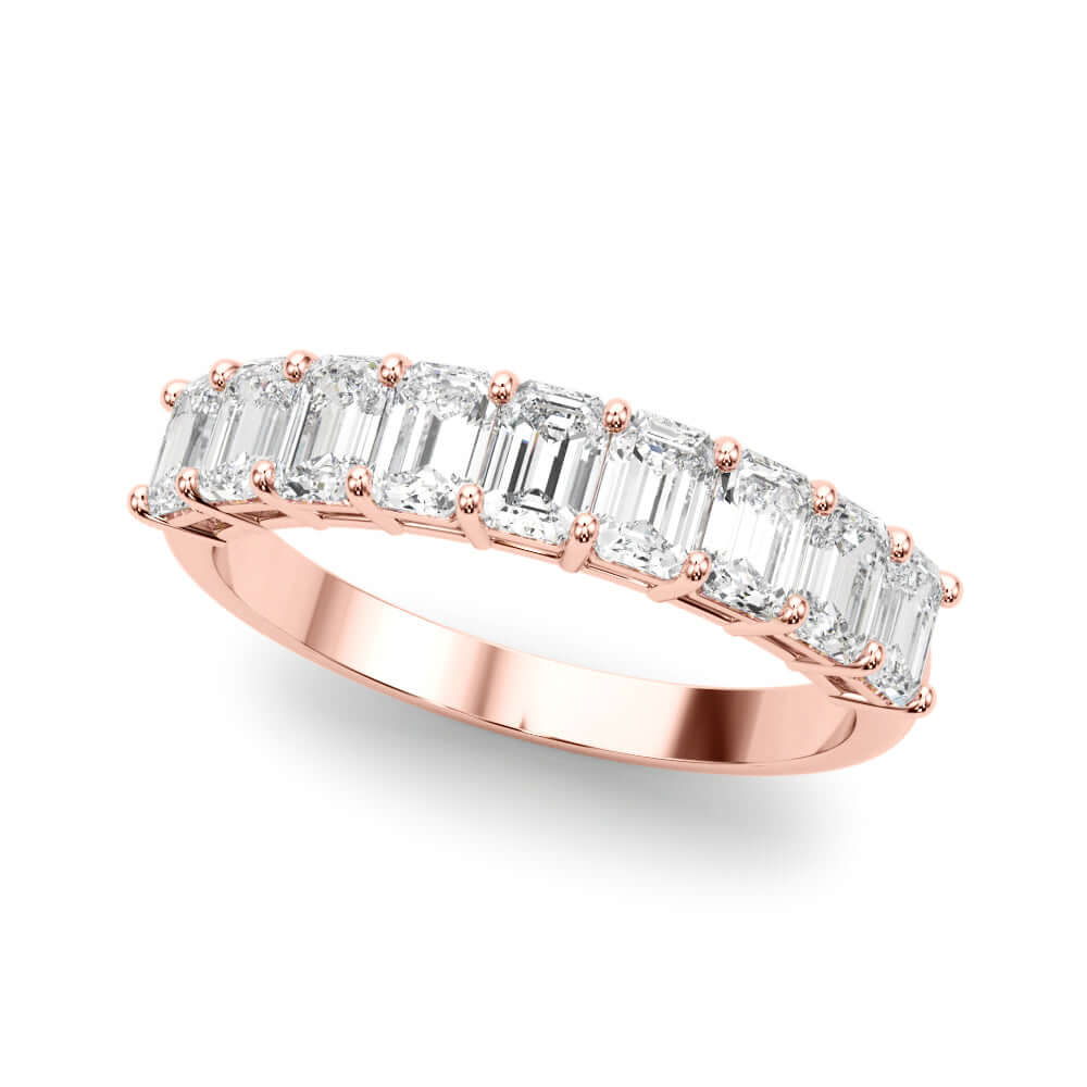 14k Diamond 9 Stone Ring 