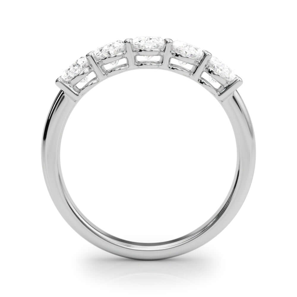 14k Diamond Five Stone Ring 