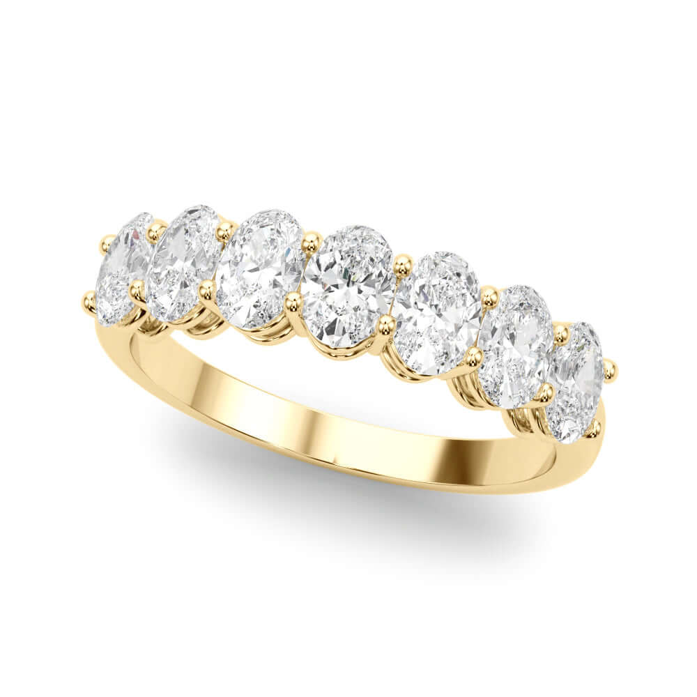 14k Diamond Seven Stone Ring